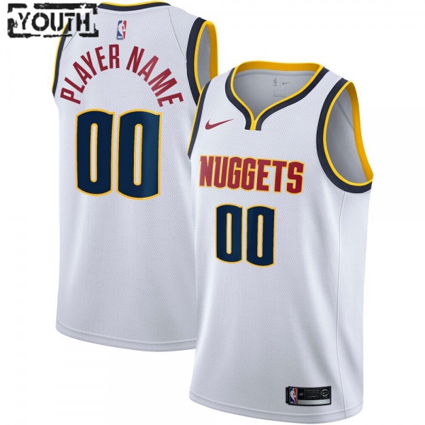Denver Nuggets Trikot Benutzerdefinierte 2020-2021 Nike Association Edition Swingman - Kinder